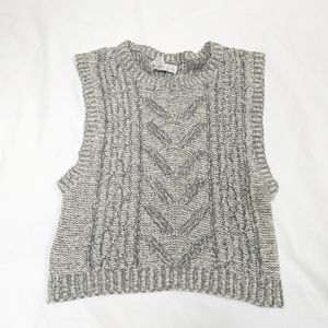 Angora Blend Short Sweater Vest Nicole Curie